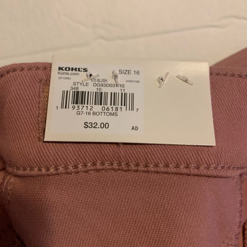 Girls nit jegging’s size 16